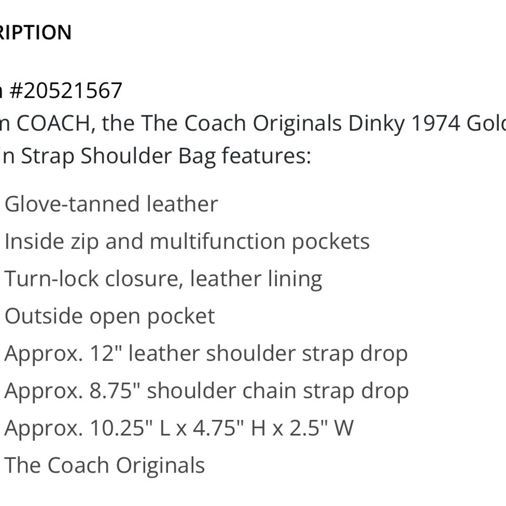 Coach Black Leather Bag - Picture 9 of 9